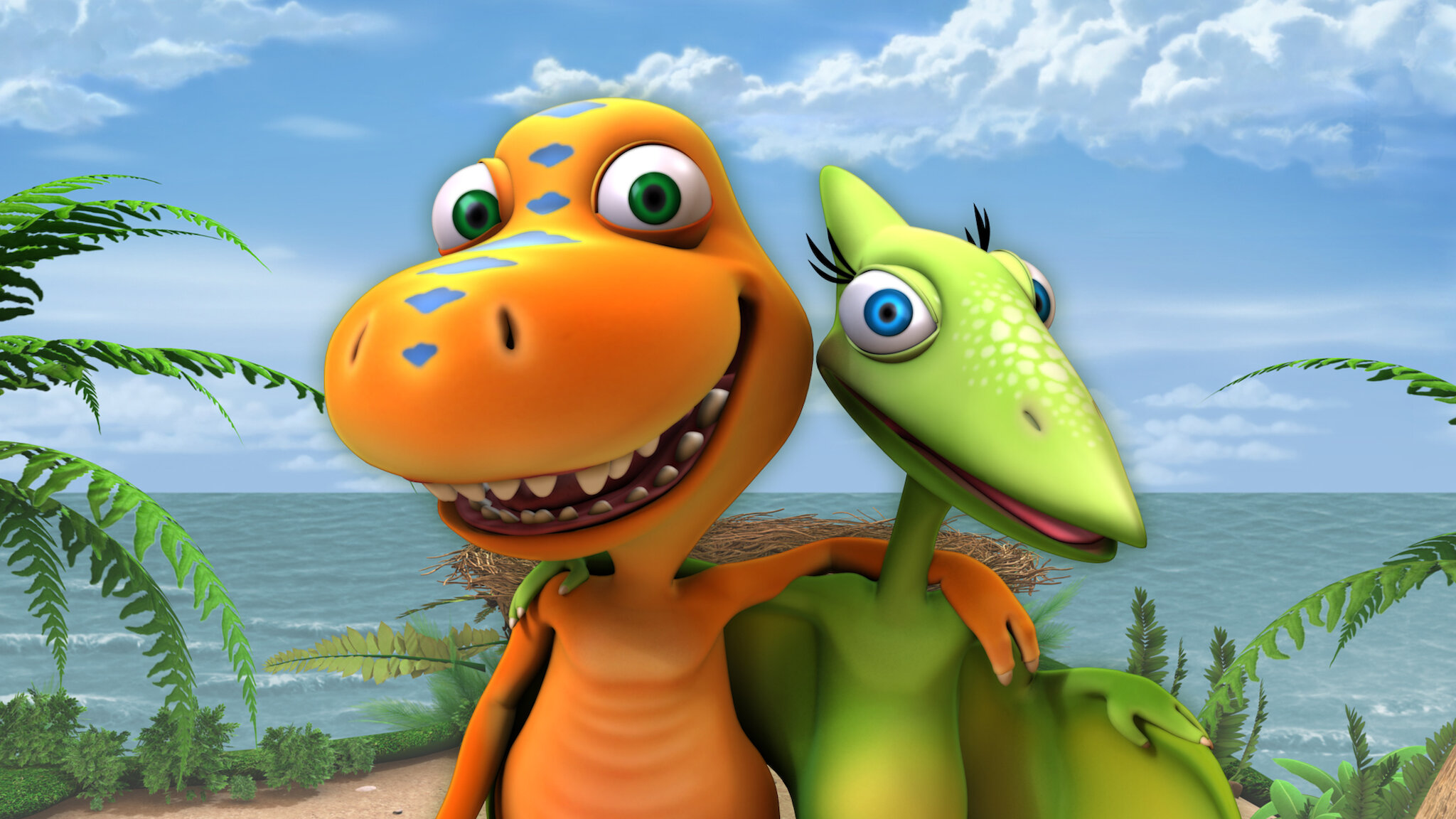 Jaxartosaurus Dinosaurier Zug